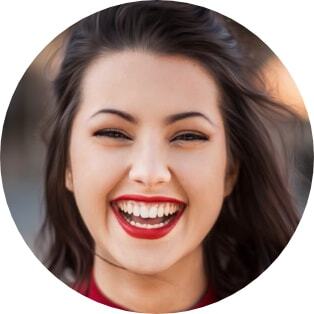 happy customer support staff